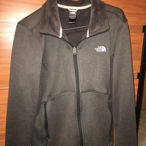 North Face fleece lined zip up